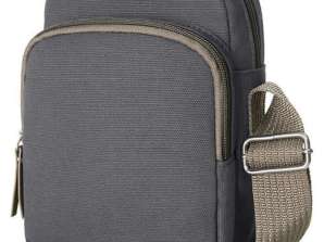 CrossBag COUNTRY Anthracite Sac à bandoulière élégant et fonctionnel pour un usage quotidien