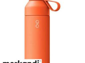 Ocean Bottle 500ml Vacuum Insulated Bottle Sun Orange Sustainable Thermos Bottle