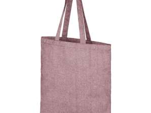 Sustainable Pheebs Recycled Tote Bag in Heather Maroon 210gsm 7L