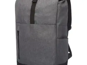 Hoss 15 6 Rolltop Laptop Rucksack 12L – Heather Grau & Schwarz