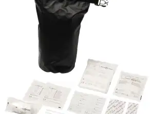 Trusă de prim ajutor Alexander 30 piese în sac impermeabil negru