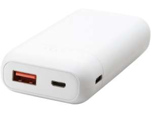 10 000mAh Power Bank Odyssey Chargeur portable haute densité Blanc Batterie puissante