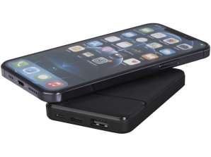 5000mAh Power Bank Eco-Friendly Made of Recycled Plastic Black Compact Portable Battery