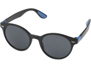 Ochelari de soare rotunzi rotunzi, în albastru proces, ochelari de protecție UV