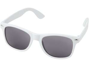 Sun Ray Recycled Sunglasses in White Sustainable & Chic