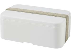 MIYO Lunchbox Wit en Kiezelgrijs Stijlvolle Duurzame Compacte Voedselcontainer