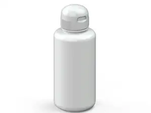 Sports Water Bottle 700ml Elegant White