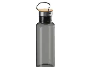 Grey Water Bottle Cascada 0 60 l Lightweight and compact water bottle for sports and leisure