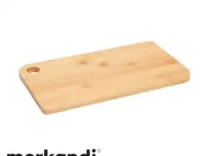 Large bamboo cutting board with grip hole Sustainable kitchen utensil for effortless cutting