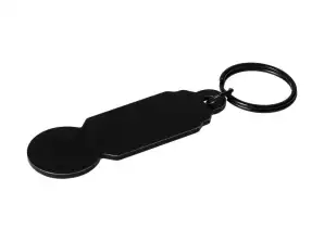 Schlüsselanhänger Einkaufswagen Entriegeler Acero in elegantem Schwarz – Einfache Handhabung