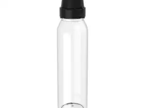 Transparente Trinkflasche Active School  650 ml   Perfekte Wasserflasche für den Schulalltag