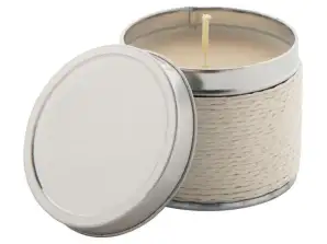 Shiva Scented Candle Vanilla Beige/Grey: Relaxation with a sweet scent in a stylish design