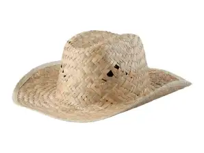 Classic Bull Straw Hat Beige Hat for Women and Men Summer Fashion Accessory