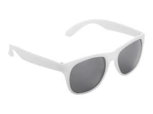 Lunettes de soleil Malter en blanc. Lunettes de protection UV élégantes.