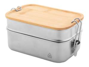 Kotetsu Lunch Box Récipient à Repas en Métal Argenté - Élégant & Pratique