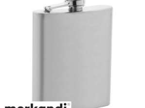 Amundsen Stainless Steel Hip Flask – Silver Classic