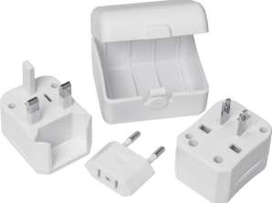 Peru Specific Travel Adapter in White – Essential & Practical for Travelers