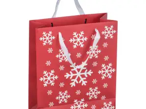 Almada Christmas Bag – Sac fourre-tout festif élégant en rouge