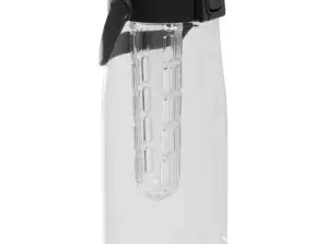 Crotone Infuser Wasserflasche  750ml  Elegantes Anthrazit