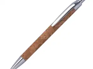 Breda Kork kulepenn – brun bærekraftig og elegant