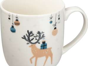 Arctic Christmas Keramikkrus – Elegant hvid for festlig varme