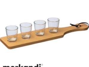 Kufstein Shot Glasses Set in Beige – Elegance for Special Occasions