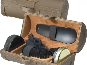 Grenoble Shoe Shine Roll Компактен и практичен цвят Кафяв Идеален за пътуване и ежедневие