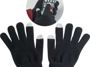 Акрилові рукавички Cary Black: теплі та стильні аксесуари для холодних днів