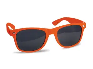 Lunettes de soleil Justin UV400 en Orange Vibrant & Protecteur