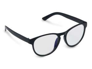 Schwarze Blaulichtfilter Brille für Bildschirmarbeit