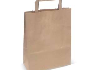 Paper Bag Paper Bag 70 g/m² 28x10x22 cm Brown Eco-friendly tote bag