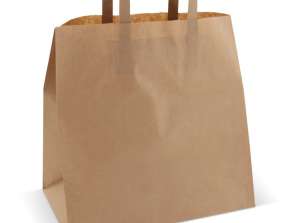 Paper Bag Paper Bag 70 g/m² 32x21x33 cm Brown Eco-friendly and robust carrier bag