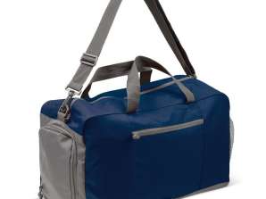 Темно-синя спортивна сумка XL. Простора і функціональна для занять спортом і подорожей