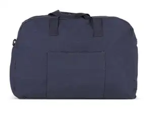 Dunkelblaue Reisetasche aus recyceltem Canvas Stoff  Nachhaltig und Stilvoll für Reisen