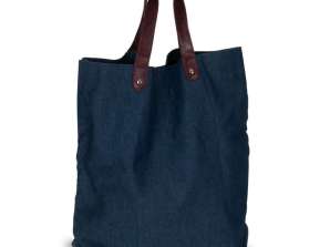 Drobinis džinsas: aukštos kokybės džinsinis drobinis krepšys tamsiai mėlynas