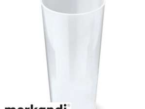 Stackable drinking cup made of Bio PE 500 ml Transparent Eco-friendly plastic cup