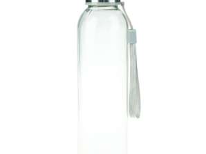 Genomskinlig vattenflaska i glas 500ml Renhet och elegans