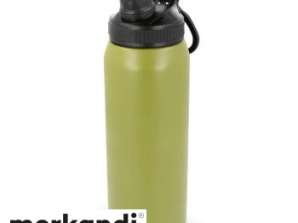 Bouteille isotherme Clark 800 ml Vert olive Bouteille d’eau à double paroi en acier inoxydable robuste