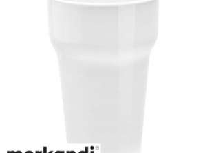 Stackable cup 200 ml White Space-saving and robust plastic drinking cup