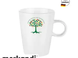 Charisma Elegant tasse en porcelaine 250 ml en blanc éclatant – Parfait pour votre café