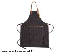 Deluxe Canvas Apron in Black – Elegant & Functional