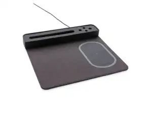 Schwarzes Air Mousepad mit 5W Induktionsladegerät & USB Anschluss