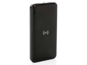 RCS Certified Recycled Plastic Wireless Power Bank Portable Charger Black