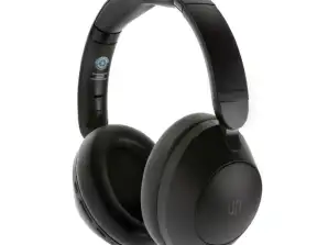 Urban Vitamin Cupertino ANC Headphones Black Recycled RCS Plastic