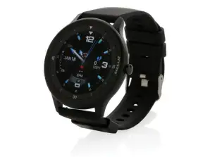 Black Swiss Peak watch made of RCS certified recycled TPU