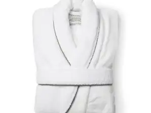 VINGA Harper Bathrobe S/M White: Уютный высококачественный халат для отдыха и роскоши