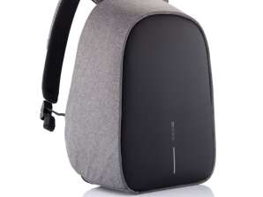 Bobby Hero Regular Anti Theft Backpack Grey/Black Safe & Stylish Backpack for Everyday Life