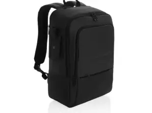 Рюкзак для ноутбука Armond AWARE™ RPET 15.6 — стильный черный