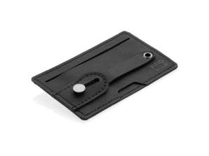 Porte-cartes RFID 3 en 1 pour smartphones en noir : sûr, mince et pratique