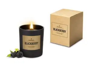 ROMOSCENT Blackberry Duftkerze – Belebende Aromakerze mit Brombeerduft